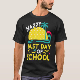 Camiseta Feliz Último Día Del Vac De Verano De Estudiantes