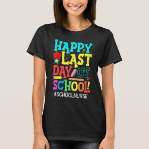 Camiseta Feliz Último Día Del Verano De La Vida De Los Estu