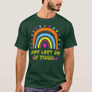 Camiseta Feliz último día escolar, profesor de arcoiris G