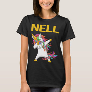 Camiseta Feliz Unicornio - Nombre Nell