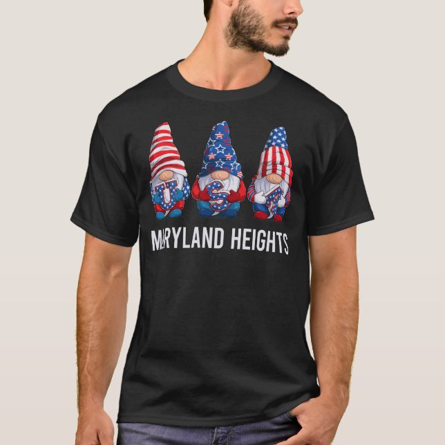 Camiseta Feliz USA Maryland Heights (Anverso)