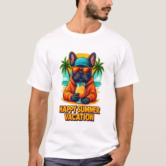 Camiseta Feliz vacaciones de verano (Anverso)