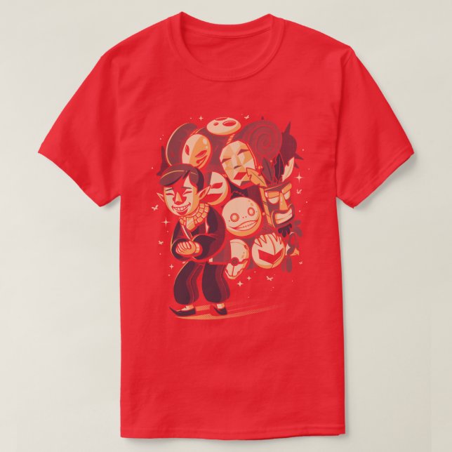 Camiseta Feliz vendedor fantasmal (Diseño del anverso)