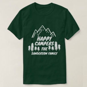 Camiseta Feliz viaje de campamento familiar