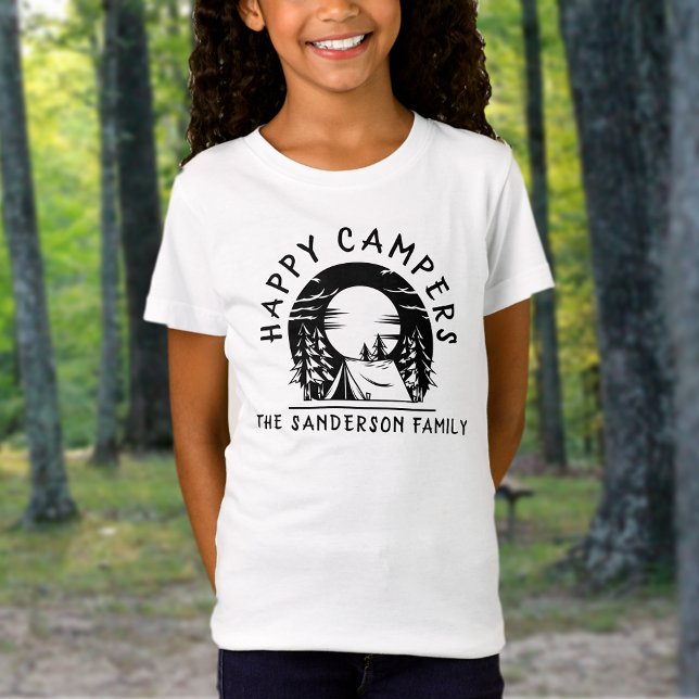 Camiseta Feliz viaje de campamento familiar (Subido por el creador)