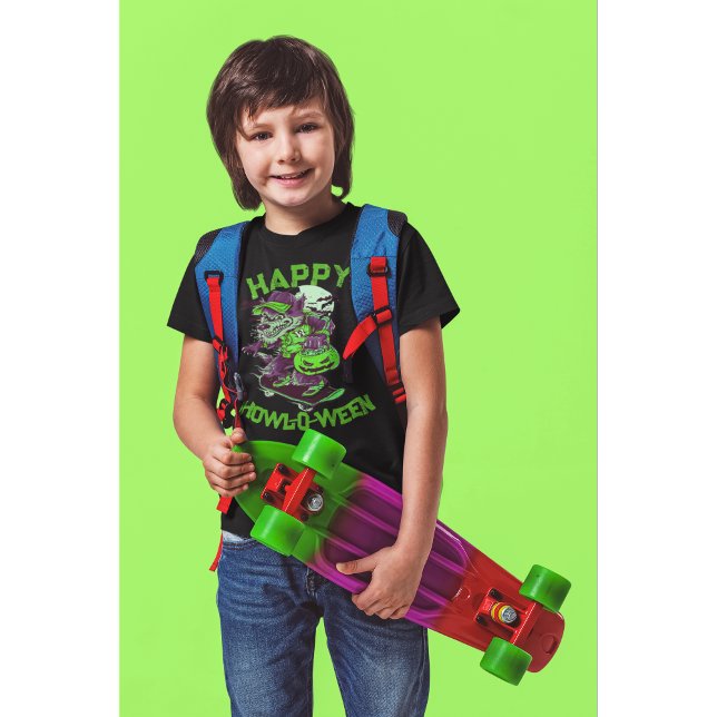 Camiseta Feliz viaje en patineta entre lobos (Subido por el creador)
