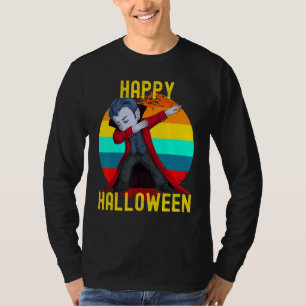 Camiseta Feliz victoria para niños Dabbing Drácula de Hallo