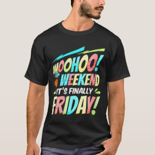 Camiseta Feliz Viernes para Mujeres Profesor Escuela Meme V