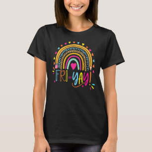 Camiseta Feliz viernes, profesor divertido regalo Leopard R