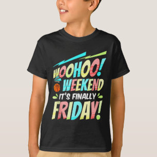 Camiseta Feliz viernes Vier Yay Profesor Escuela Meme Tanqu