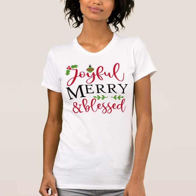 Camiseta Feliz y bendición (Anverso)