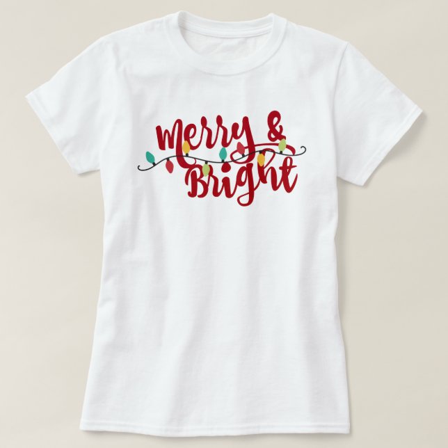 Camiseta feliz y brillante (Diseño del anverso)