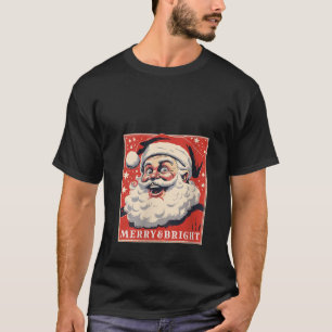 Camiseta Feliz Y Brillante Papá Noel Gorra Smile Chris