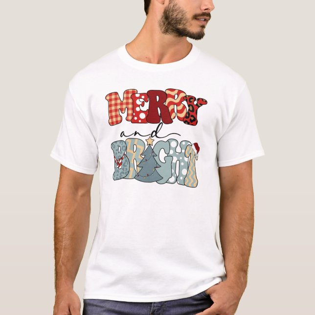 Camiseta Feliz y brillantes Navidades-Feliz Navidad-Diverti (Anverso)