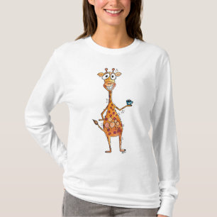 Camiseta Feliz y caprichoso café