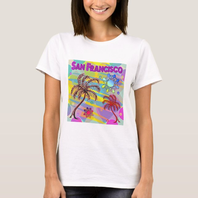 Camiseta Feliz y Esperanzada de San Francisco (Anverso)