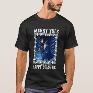 Camiseta Feliz Yule y Feliz Solsticio Solsticio de Invierno