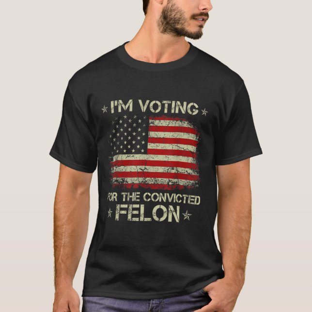 Camiseta Felon 20 condenado por 2024 (Anverso)