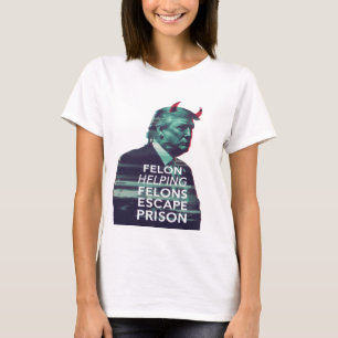 Camiseta Felon ayudando a los Felons a escapar de prisión M