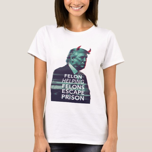Camiseta Felon ayudando a los Felons a escapar de prisión M (Anverso)