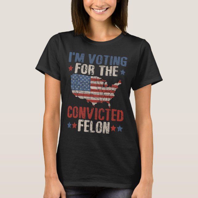 Camiseta Felon condenado 2024 (Anverso)