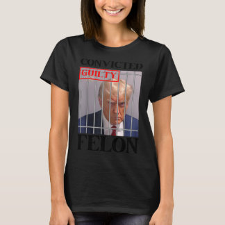Camiseta Felon Donald Trump (culpable) lo encerró en prisió
