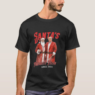 Camiseta Felón favorito de Santa desde 2024 Navidades diver