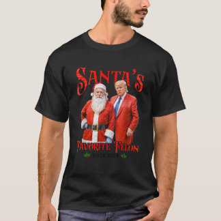Camiseta Felón favorito de Santa desde 2024 Navidades Navid