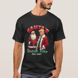 Camiseta Felón favorito de Santa desde 2024 Navidades Navid