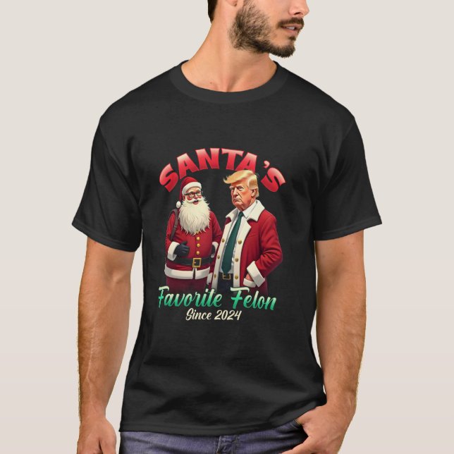 Camiseta Felón favorito de Santa desde 2024 Navidades Navid (Anverso)