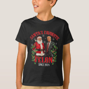 Camiseta Felón favorito de Santa desde navidad de Trump en 