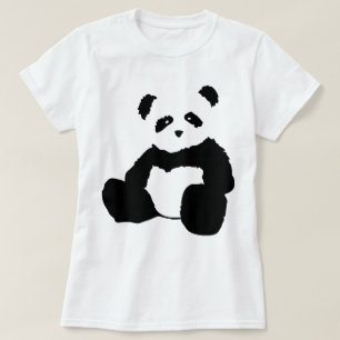 Camiseta felpa de la panda