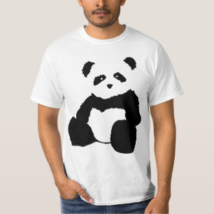 Camiseta felpa de la panda