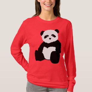 Camiseta felpa de la panda