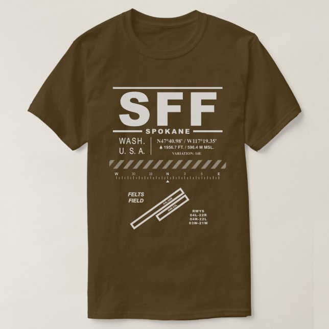 Camiseta Felts Field SFF (Diseño del anverso)