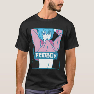 Camiseta Fem Estética Pastel Yaoi Anime Crossdressing
