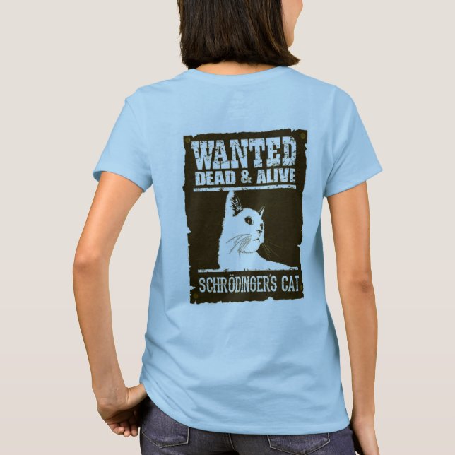 Camiseta Fem. Schrodinger's Cat - Light - Back (Reverso)