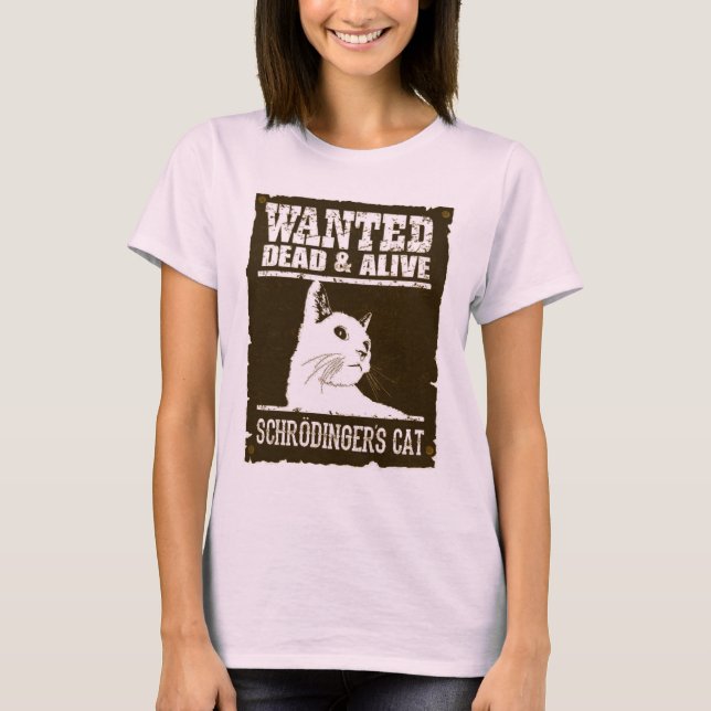 Camiseta Fem. Schrodinger's Cat - Light - Front (Anverso)
