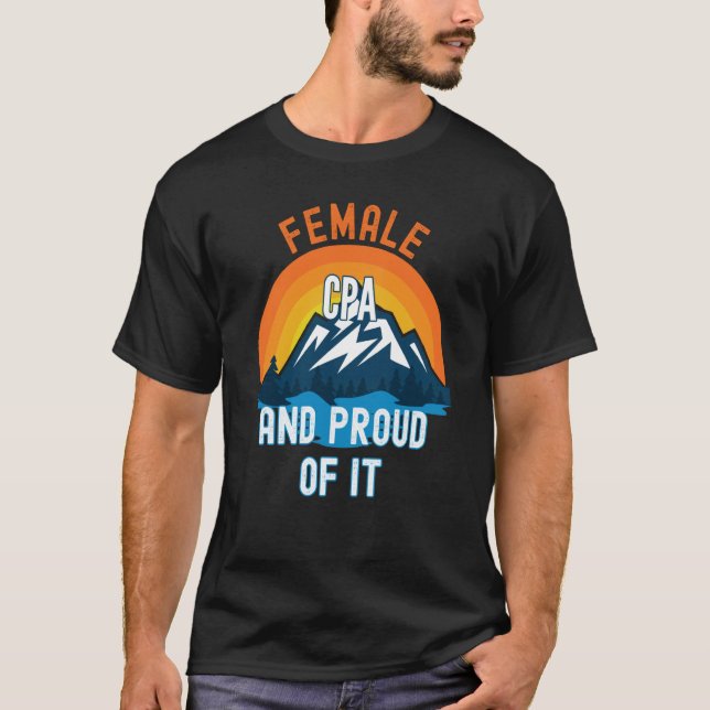 Camiseta Female Cpa And Proud Of It (Anverso)