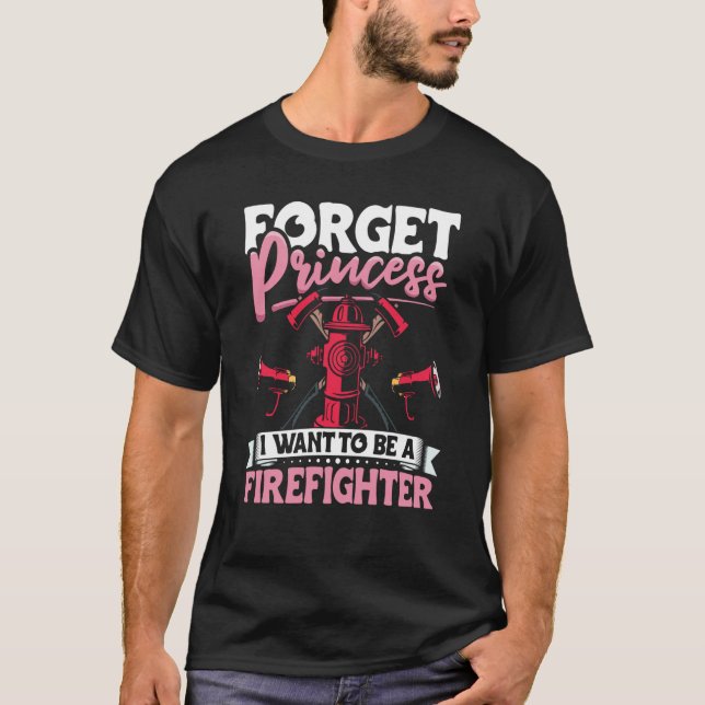 Camiseta Female Firefighter Fireman Apparel Firefighting fo (Anverso)