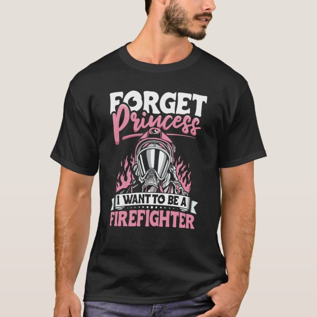 Camiseta Female Firefighter Fireman Apparel Firefighting fo (Anverso)