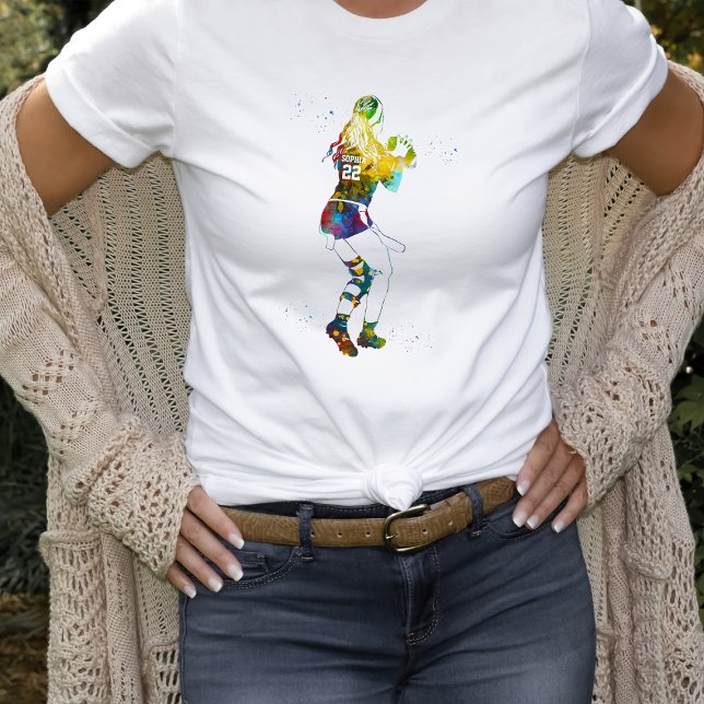 Camiseta Female Flag Football Player (Subido por el creador)