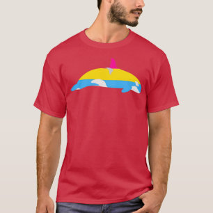 Camiseta Female Orca Pansexual Flag