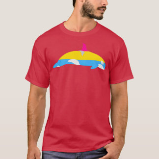 Camiseta Female Orca Pansexual Flag