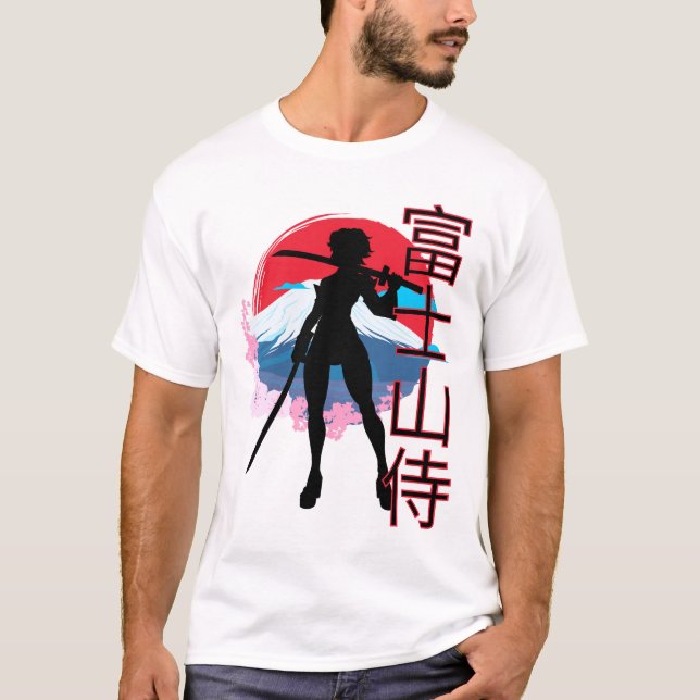 Camiseta Female Warrior Mt. Fuji (Anverso)