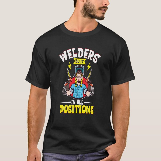 Camiseta Female Welder   Welding Mechanic Forge Metalwork (Anverso)