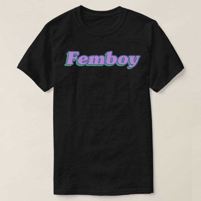 Camiseta Femboy Aesthetic Crossdressing (Diseño del anverso)