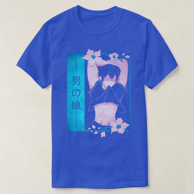 Camiseta Femboy Anime Boy Gótico Pastel Japonés Estética Sa (Diseño del anverso)