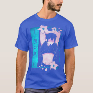 Camiseta Femboy Anime Boy Gótico Pastel Japonés Estética Sa