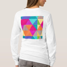 Camiseta femenina Armonía caleidoscópica